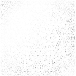 Лист одностороннього паперу з фольгуванням "Silver Mini Drops White" (8-014)