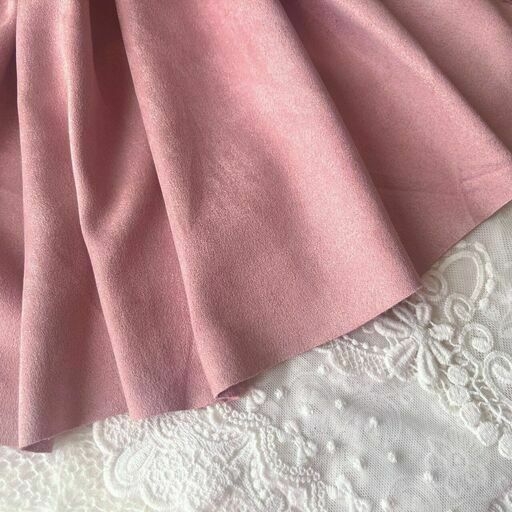 E39 - Штучна замша (двостороння) - Пастельна сакура - 30*73 см*