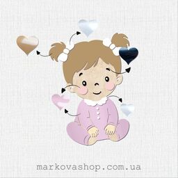 Заготовка під тиснення "Baby girl" - 2