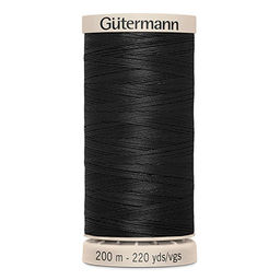 Gutermann Quilting Thread - Black - нитки