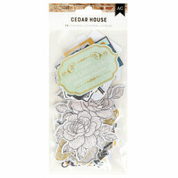 American Crafts - Cedar House - Ephemera Icon Die Cuts Shapes - висічки