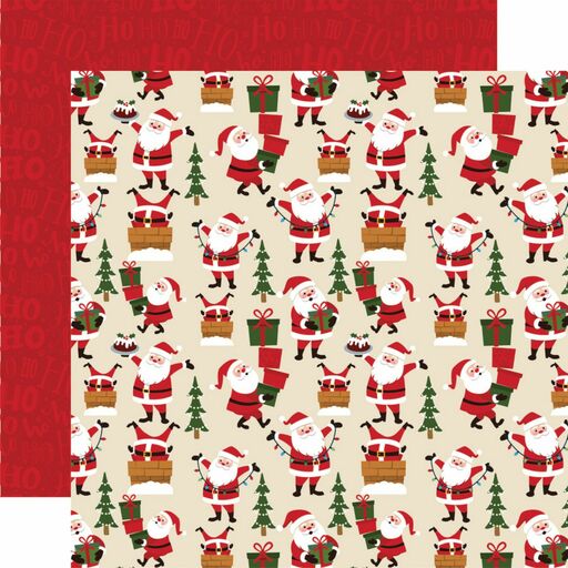 Echo Park - The Magic Of Christmas Collection - Double-Sided Cardstock - Holiday Prep - папір 30x30 см