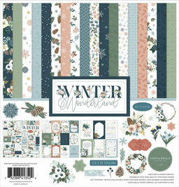 Echo Park - Winter Wonderland Collection Kit - Double-Sided Paper Pad - набір паперу 30x30 см
