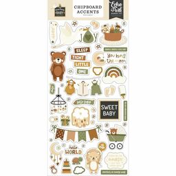 Echo Park - Special Delivery Baby Collection - Chipboard Stickers - чіпборд