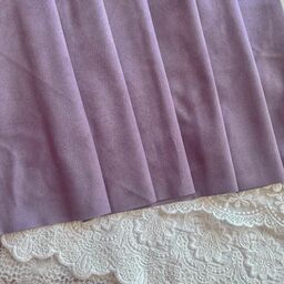 A91 - Штучна замша (двостороння-2) - Пастельна фіолетова - 50*155 см