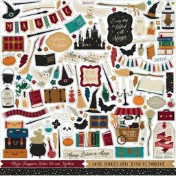 Echo Park - Witches & Wizards №2 Collection - Cardstock Stickers - наклейки