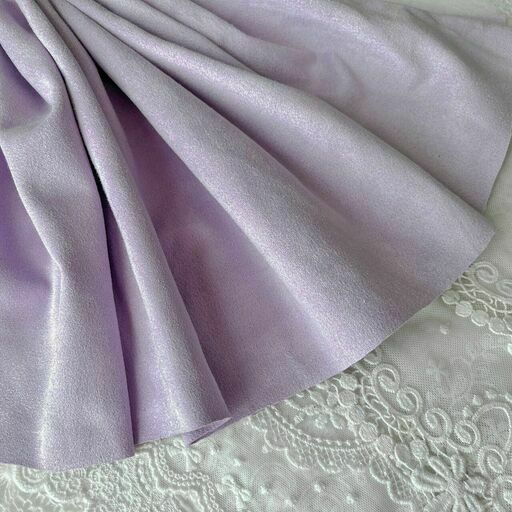 F25 - Штучна замша (двостороння) - Ніжна лілова - 35*74 см*