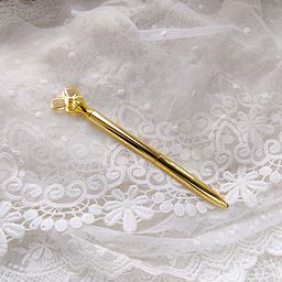 Ручка з "метеликом" - колір Золото