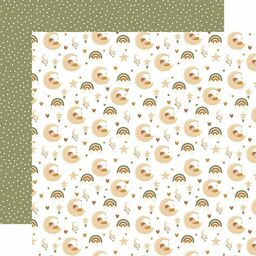 Echo Park - Special Delivery Boy Collection - Double-Sided Cardstock - Sleepy Baby - папір 30x30 см