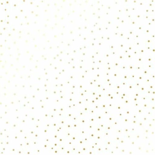 Лист одностороннього паперу з фольгуванням "Golden Drops White" (13-004)