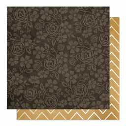 American Crafts - Impressions Indian Collection - Double-Sided Cardstock - Summer - папір 30x30 см