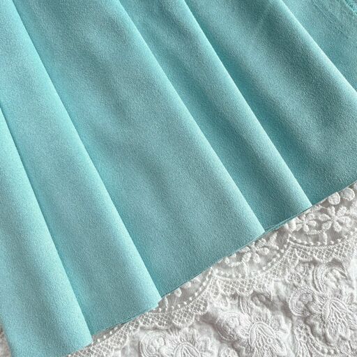 B55 - Штучна замша (двостороння) - Світлий ментол - 25*72 см