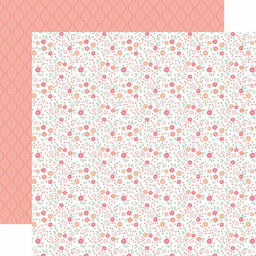 Echo Park - Our Little Princess Collection - Double-Sided Cardstock - Blossoming Buds - папір 30x30 см
