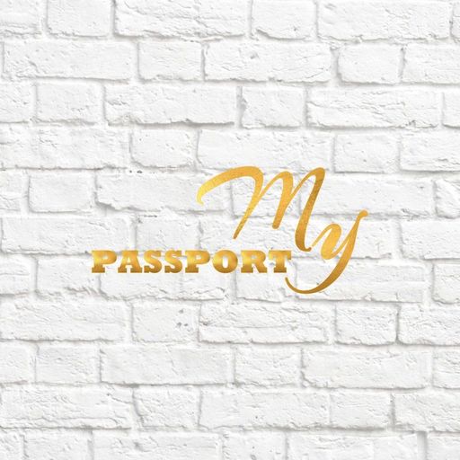 My passport - 2 - вырубка из термотрансферной пленки - foil золото