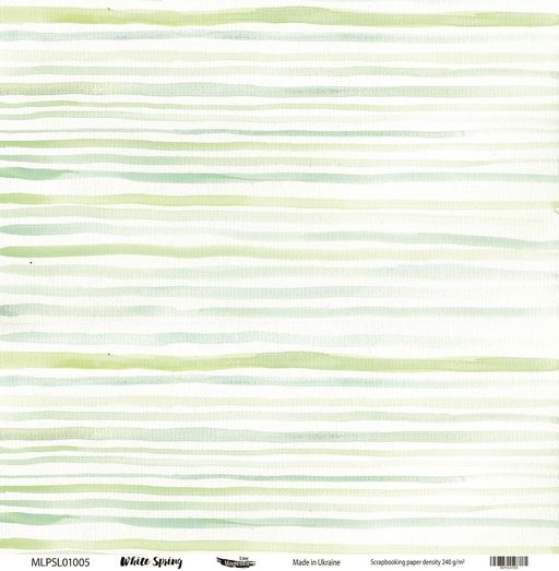 Лист двусторонього паперу 30,5х30,5 см "05" із колекції "White Spring"