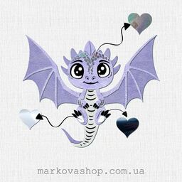 Заготовка під кольорове тиснення "Дракон" - 3