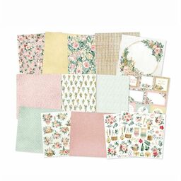 P13 - Flowerish Collection - Double-Sided Paper Pad - 1/2 набору паперу 30x30 см