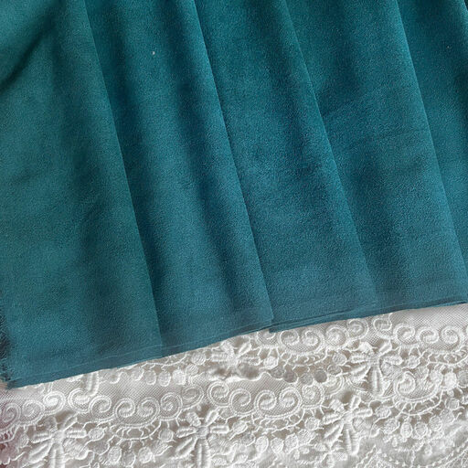 B47 - Штучна замша (двостороння) - Світла смарагдова - 25*74 см