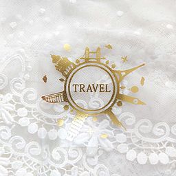х-Travel - вирубка із термотрансферної плівки - foil золото