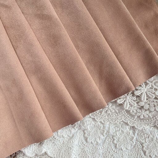 B34 - Штучна замша (двостороння) - Світле какао з молоком - 50*150 см