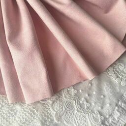 A54 - Штучна замша (двостороння) - Світла рожева - 46*70 см*