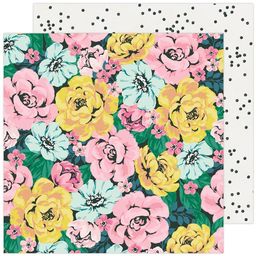 Crate Paper - Garden Party Collection - Double Sided Paper - Freshly Picked - бумага 30x30 см