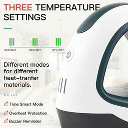 Mini Heat Press Machine - Blue - ручний термопрес 