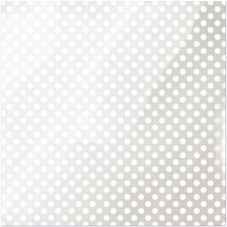 We R Memory Keepers - White Dot - Clearly Bold Acetate Sheets - ацетат 30x30 см