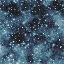 Лист одностороннього паперу з фольгуванням "Golden Drops, Mystical cosmos" (13-034)