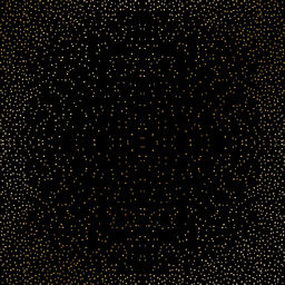 Лист одностороннього паперу з фольгуванням "Golden Mini Drops Black" (8-011)