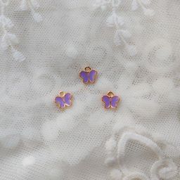 Підвіска - метелик - фіолетовий