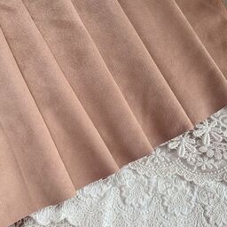 B34 - Штучна замша (двостороння) - Світле какао з молоком - 25*75 см