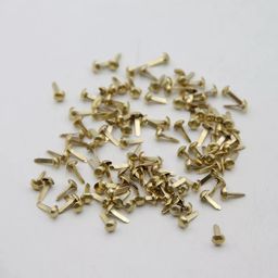Брадсы - круглые - 4,5 мм - золото - 10 шт
