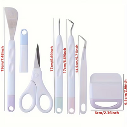 Інструменти для работи з плотерною різкою - 6 шт - 2