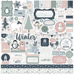 Echo Park - Winterland Collection - Cardstock Stickers