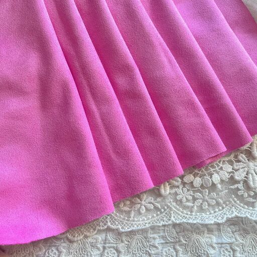 A79 - Штучна замша (двостороння) - Рожева Барбі - 38*72 см*