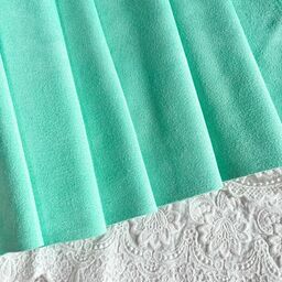 B61 - Штучна замша (двостороння) - Світлий м'ятний - 25*72 см