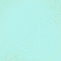 Лист одностороннього паперу з фольгуванням "Golden Mini Drops, Turquoise" (8-033)