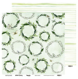 Лист двусторонього паперу 30,5х30,5 см "05" із колекції "White Spring"