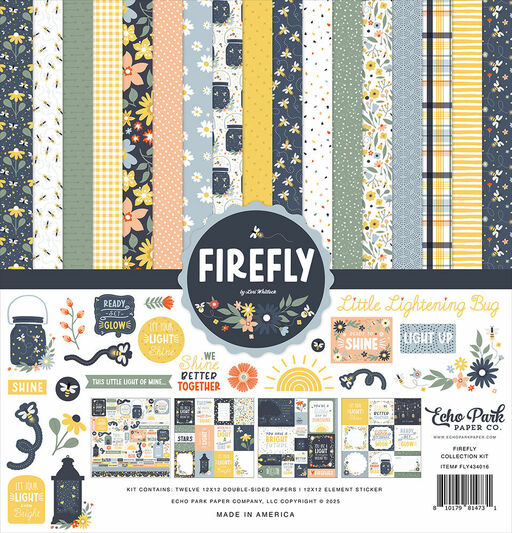 Echo Park - Firefly Collection Kit - Double-Sided Paper Pad - набір паперу 30x30 см