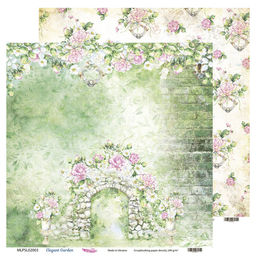 Лист двусторонього паперу 30,5х30,5 см "03" із колекції "Elegant Garden"