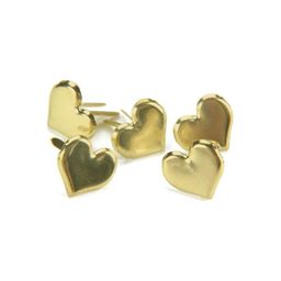 Hearts Metal Paper Fasteners - Gold - 2 - брадсы