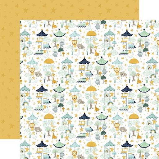 Echo Park - It's A Boy Collection - Double-Sided Cardstock - Many Mobiles - папір 30x30 см