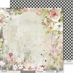 Лист двусторонього паперу 30x30 см "04" із колекції "Fairy Blossom"