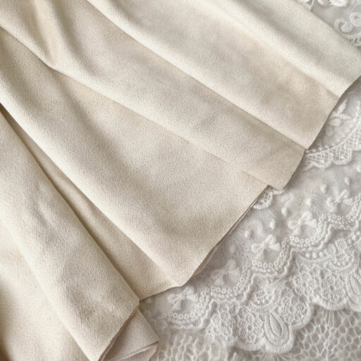 A13 - Штучна замша (двостороння) - Пломбір - 50*148 см