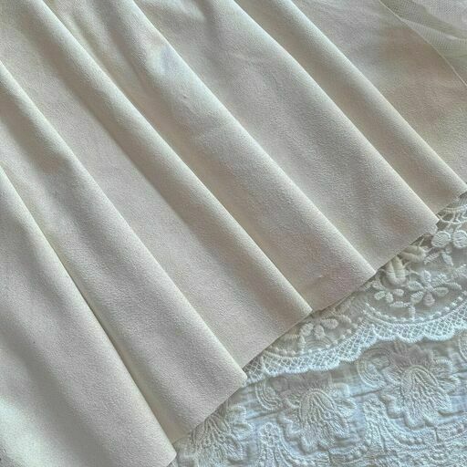 A28 - Штучна замша (двостороння-2) - Молочно-кремова - 40*150 см*