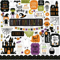 Echo Park -I Love Halloween Collection - Cardstock Stickers - наклейки