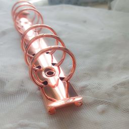 Кільцевий механізм - рожеве золото - 6 колец - D≈2,5см - А6 - Ф