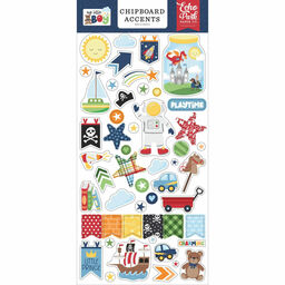 Echo Park - My Little Boy Collection - Chipboard Stickers - чіпборд
