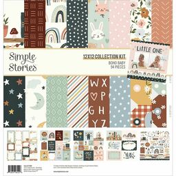 Simple Stories - Boho Baby Collection - Double-Sided Paper Pad - набір паперу 30x30 см